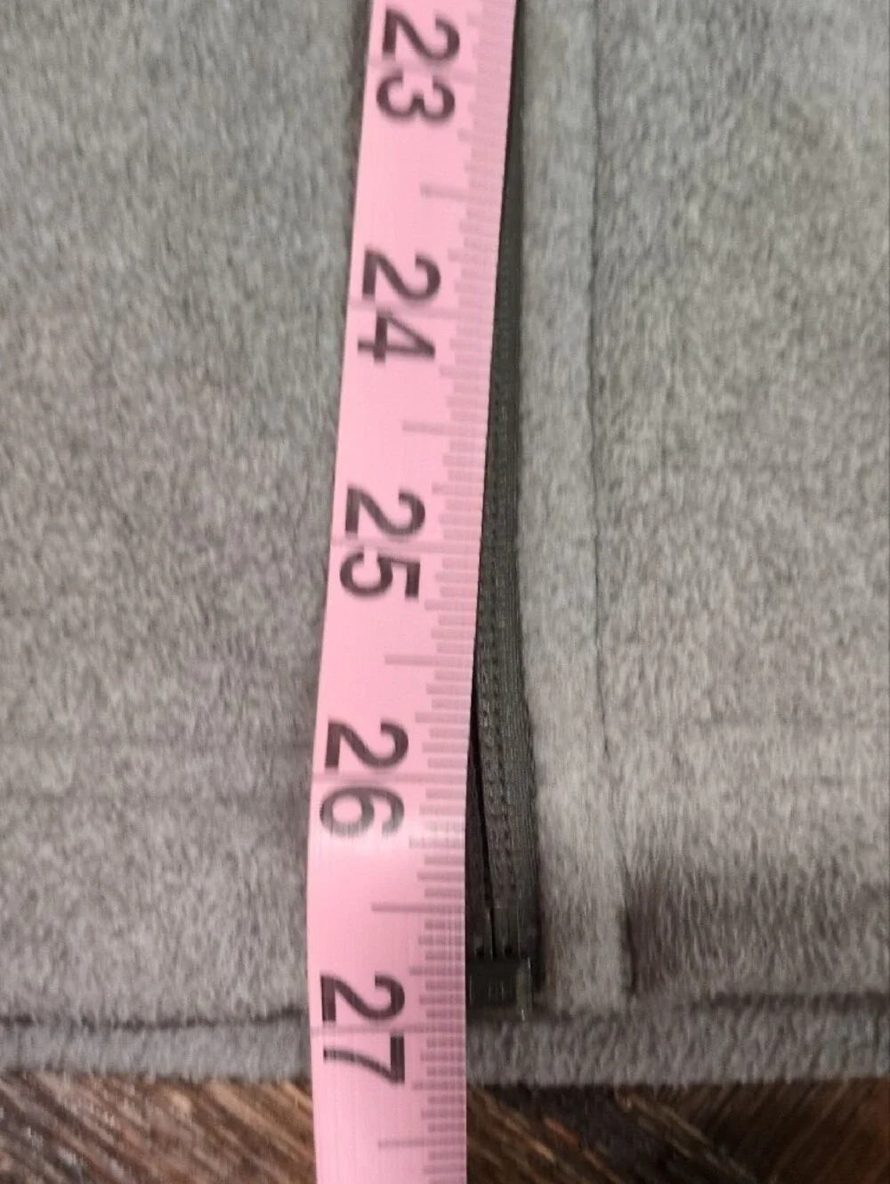 Patagonia Light Gray and Charcoal Men's Full-Zip Performance Fleece Jacket XL